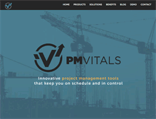 Tablet Screenshot of pmvitals.com